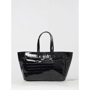 Secret Pon-Pon Shoulder Bag Woman Black